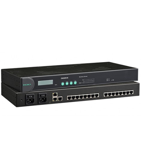 CN2610/CN2650 : Series 8 and 16-port RS-232/422/485 terminal servers with dual-LAN redundancy CN2610/CN2650 : Series 8 and 16-port RS-232/422/485 terminal servers with dual-LAN redundancy